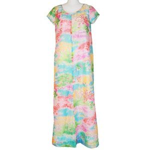 Vintage 1960s Psychedelic Hawaiian Muumuu/Mumu Made in Hawaii by Andrade